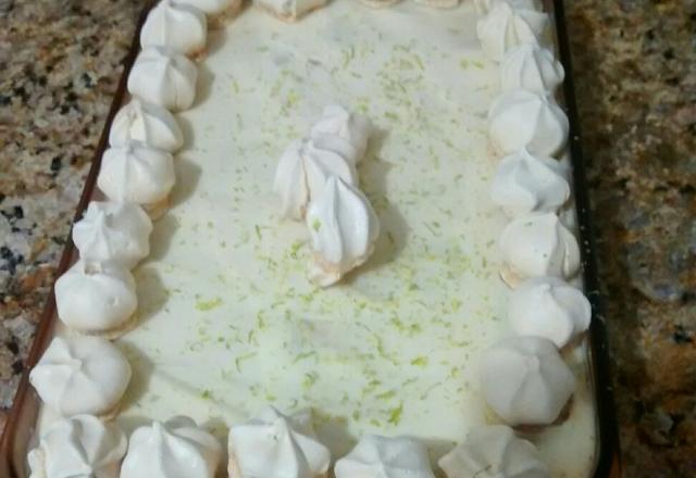 Pavê de limão e suspiro