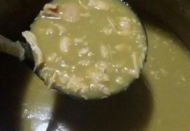 Sopa de ervilha light