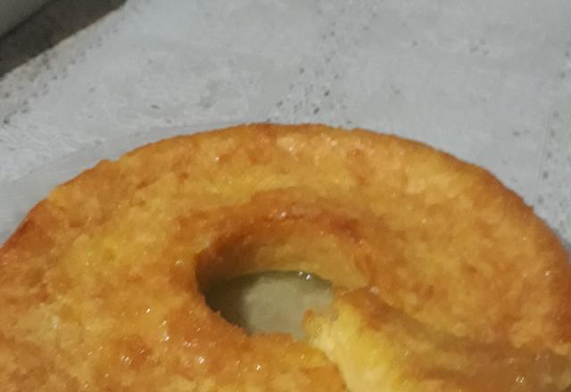 Bolo cremoso de milho com leite ninho