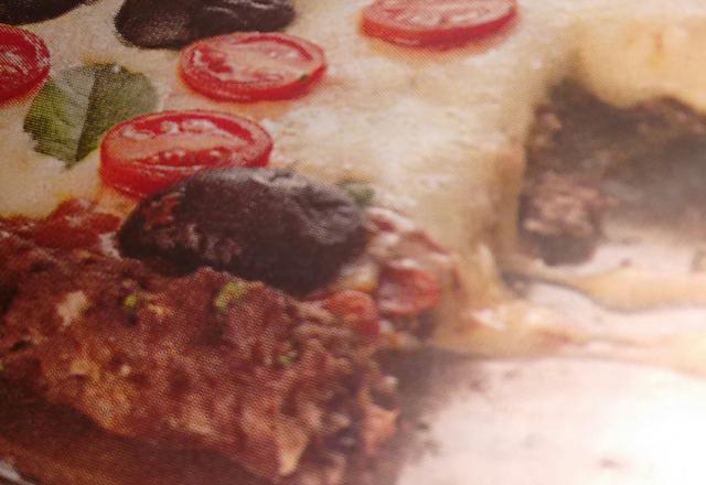 Pizza de carne moída