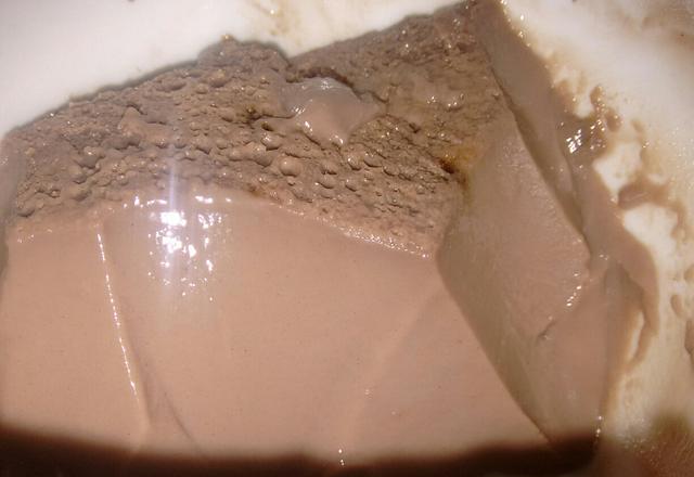 Flan de chocolate