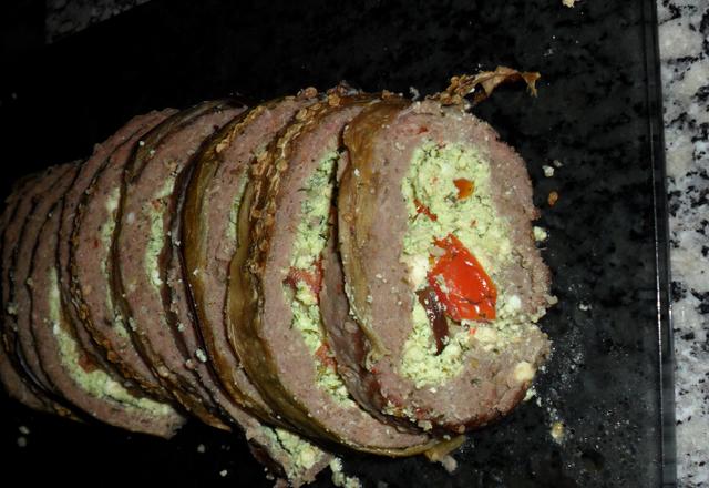 Rocambole de carne moída light