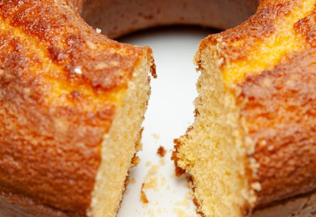 Bolo de milho com fubá