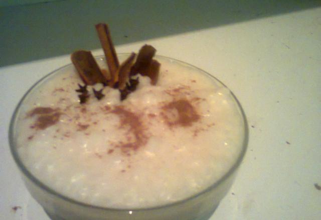 Arroz doce com leite condensado e coco