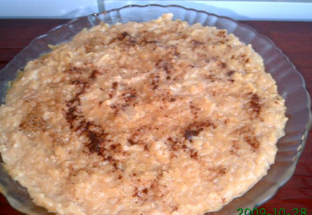 Arroz doce com amendoim