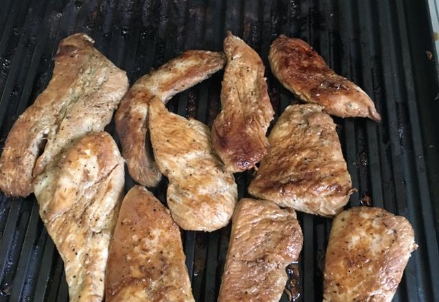 Frango com shoyu grelhado