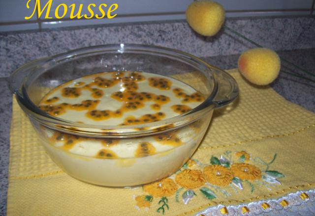 Mousse de maracujá consistente