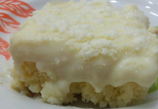 Bolo gelado com creme