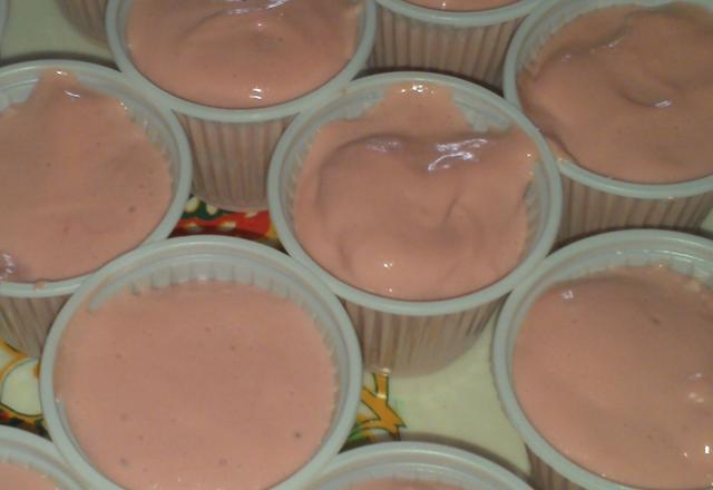 Mousse de leite em pó