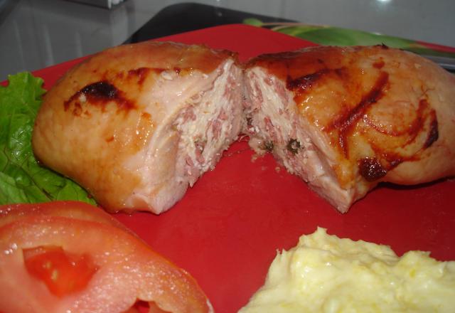 Frango recheado especial