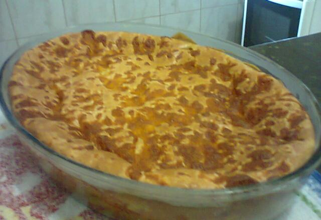 Pastelão de queijo e presunto fácil