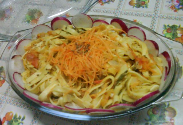 Macarrão vegetariano