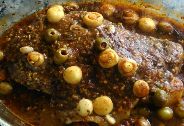 Filé ao molho madeira no forno