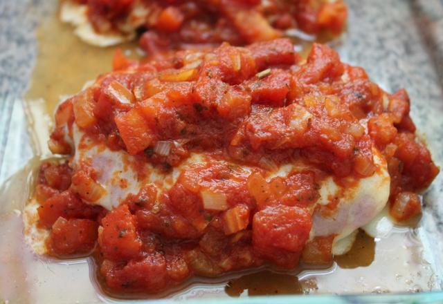 Filé de frango à parmegiana