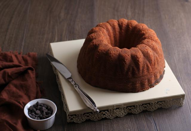 Bolo de banana e cacau