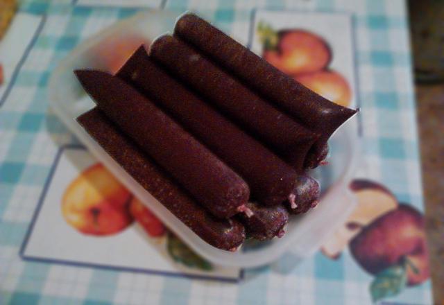 Sacolé de açaí