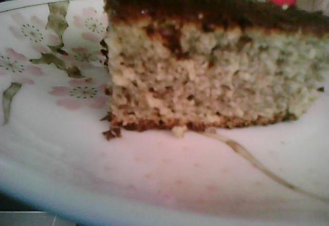 Bolo de banana com linhaça e germe de trigo