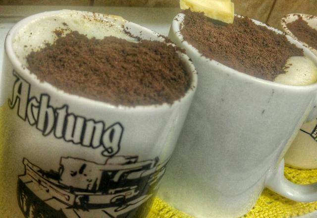 Chocolate quente branco