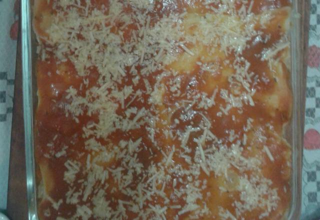 Arroz à parmegiana de forno