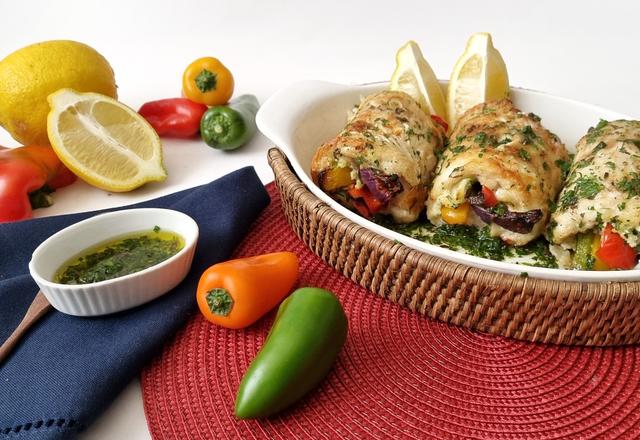 Filé de peixe à rolê