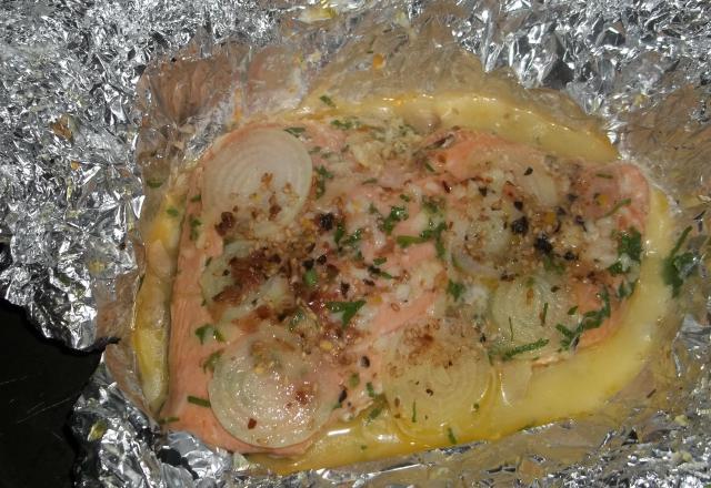 Salmão ao molho de laranja - muito fácil