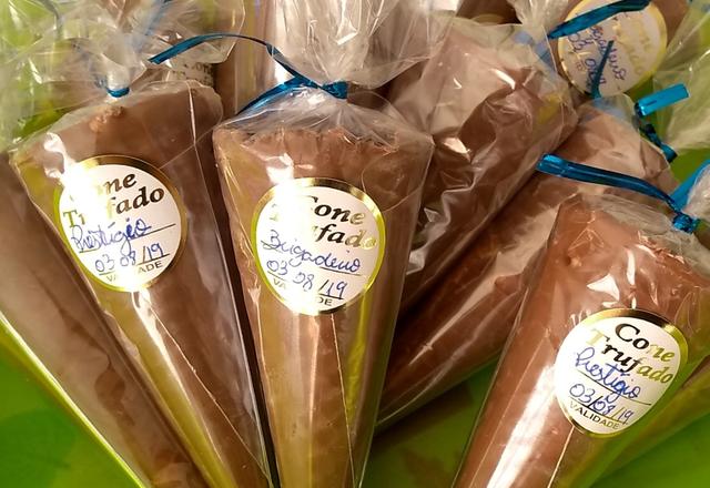 Cone trufado de Prestígio