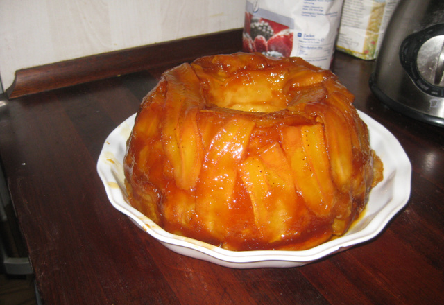 Torta de banana no liquidificador