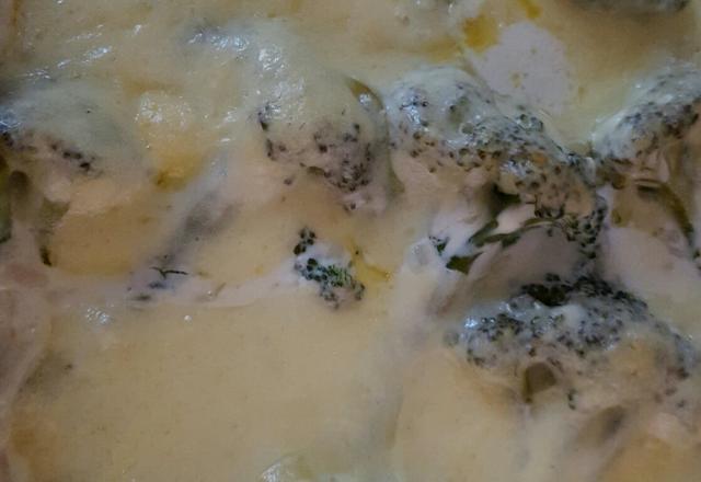 Brócolis gratinado