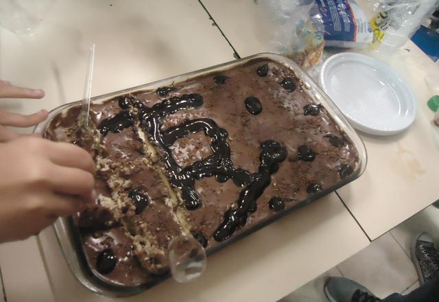 Torta de bolacha fácil e rápida