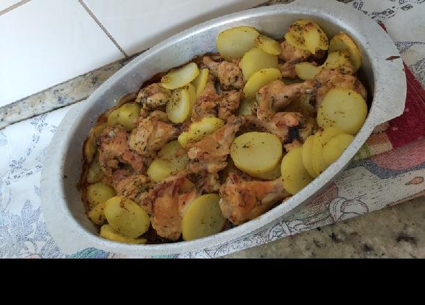 Coxinha da asa com mostarda