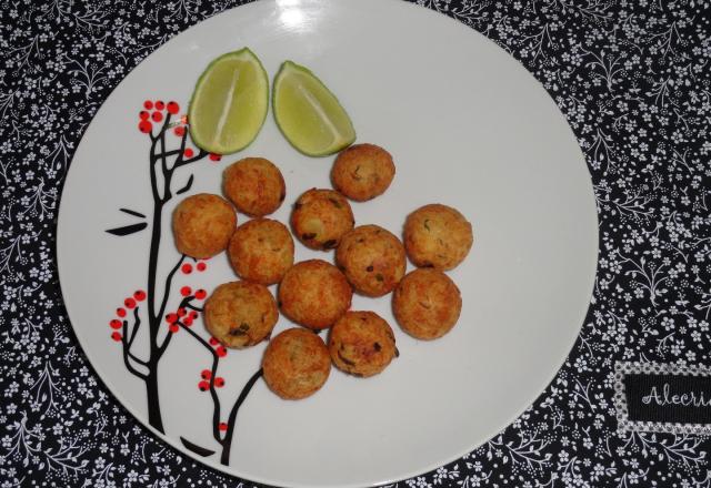 Bolinho de bacalhau com mandioca