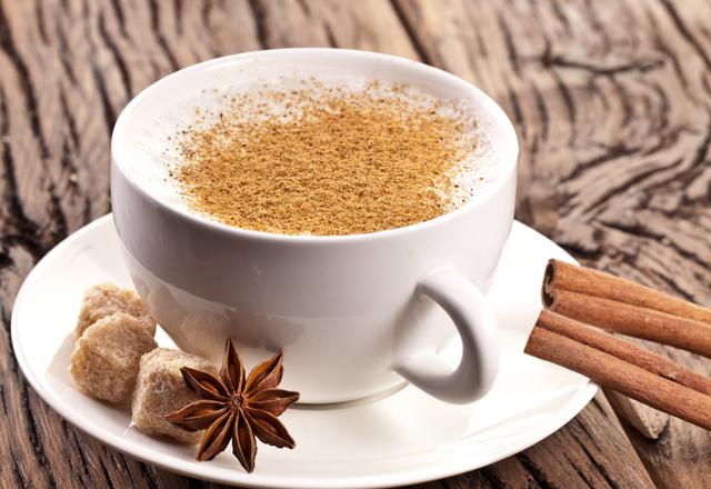 Queimadinha de leite com canela