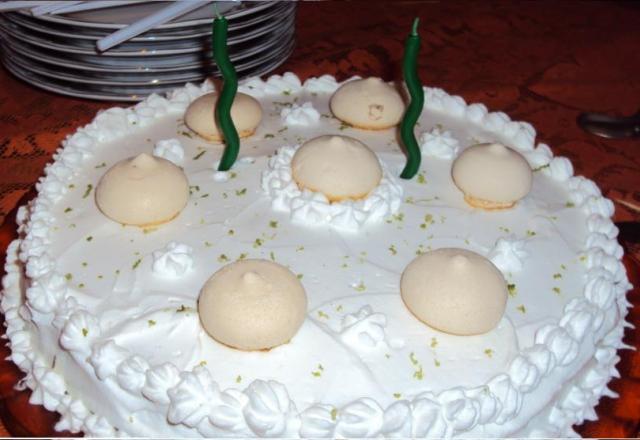 Bolo Merengue de limão