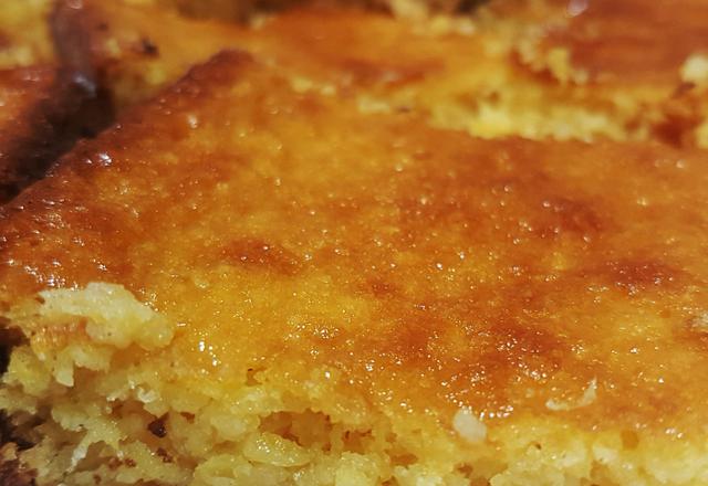 Bolo de milho cremoso sem trigo