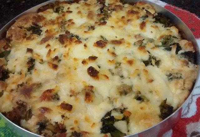 Torta de escarola light
