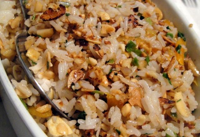 Arroz com nozes