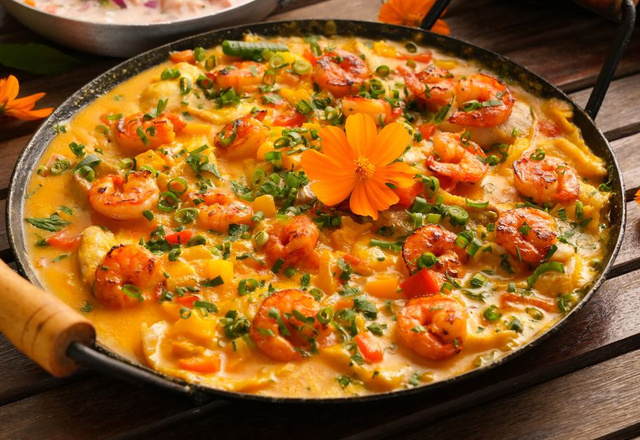 Receita de Moqueca de peixe e camarão, enviada por renata portela ...
