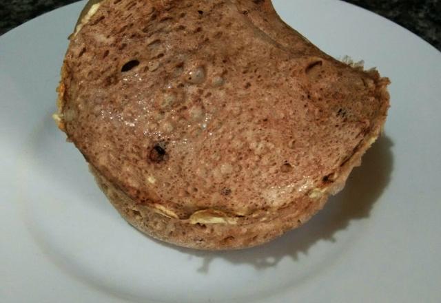 Pãozinho integral de aveia e suplemento proteico