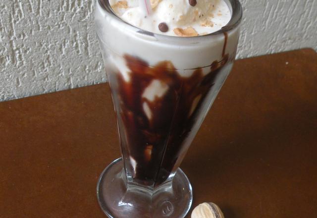 Milk shake de amandita da família burger