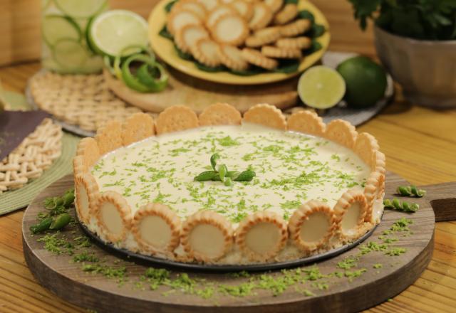 Torta de limão com chocolate branco