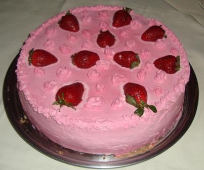Bolo de morango