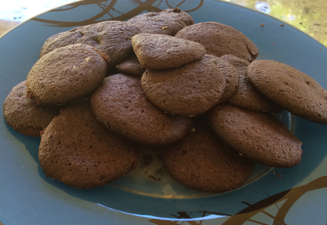 Biscoito de chocolate simples