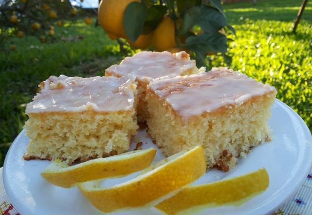 Bolo de limão siciliano