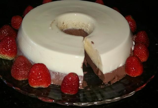 Pudim de creme de avelã de geladeira