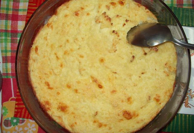Souflé de batata e queijo