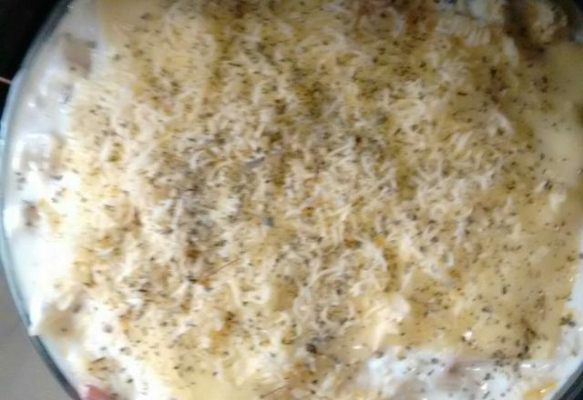 Macarrão com Molho Branco Delicioso
