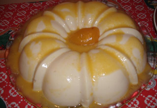 Flan de pêssego