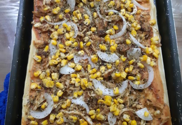 Massa de pizza sem leite