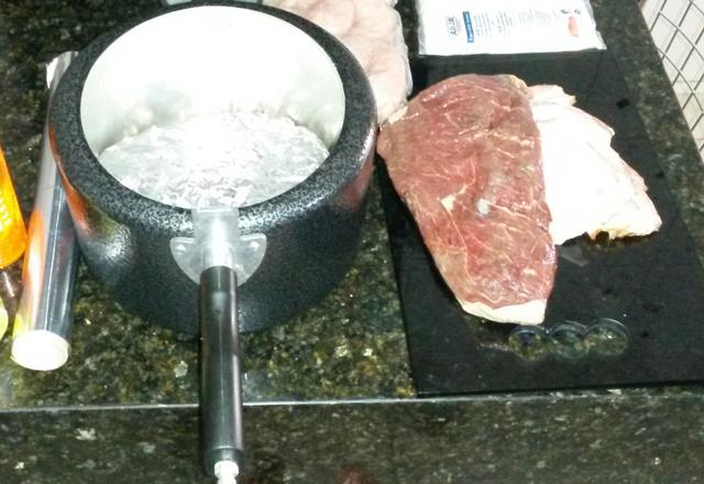 Churrasco na panela de pressão