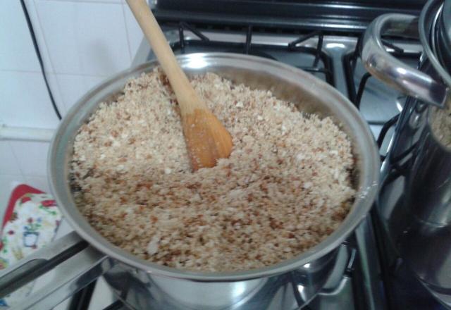 Farofa de proteína de soja